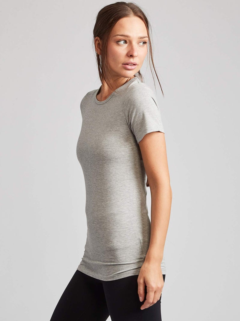 Kalon Women's 4-Pack Crewneck T-Shirt Base Layer (XX-Large, Basics) - Image 3